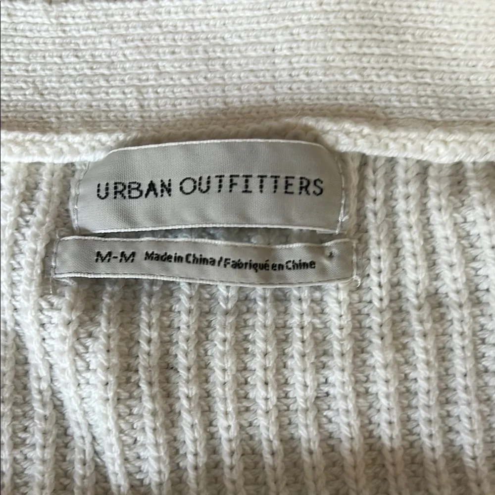 Urban Outfitters Ivory Knit Cardigan with Buttons - Picture 2 of 5
